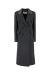 Blumarine Coats In Grey