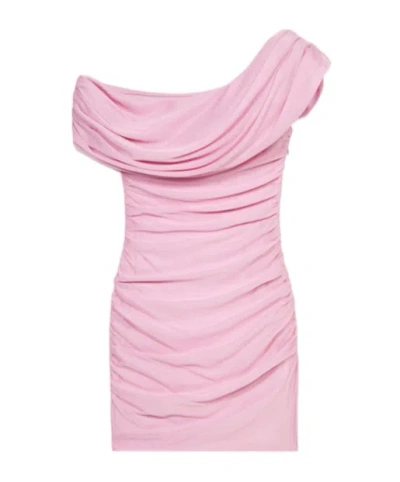BLUMARINE DRAPED MINI DRESS