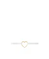 Blumarine White Heart Belt In White