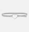 Blumarine Heart Crystal-embellished Belt In Crystal