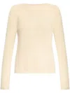 Blumarine Heart-detail Knitted Jumper In Neutrals