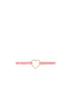 Blumarine Pink Heart Belt In Pink