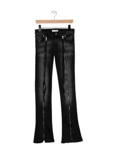 Pre-owned Blumarine High-rise Flared Jeans In Black