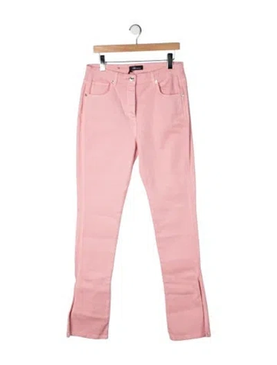 Pre-owned Blumarine High-rise Flared Jeans W/ Tags In Pink