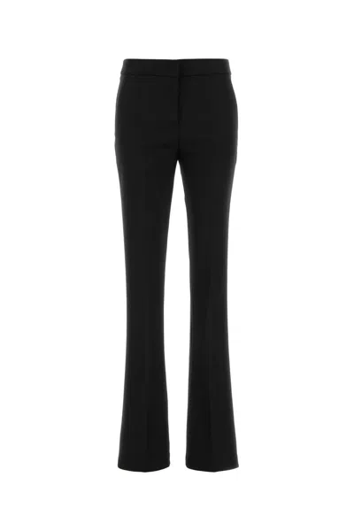 Blumarine High-waisted Trousers In Black