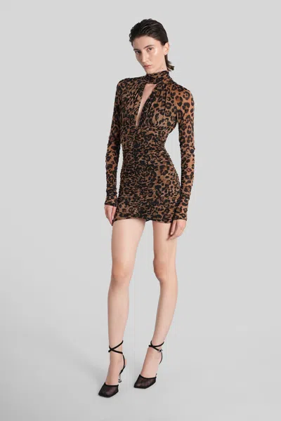 BLUMARINE IN ANIMALIER POLYAMIDE