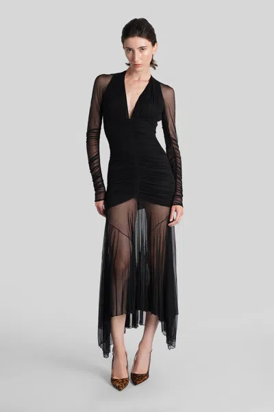 Blumarine Long Dress In Black