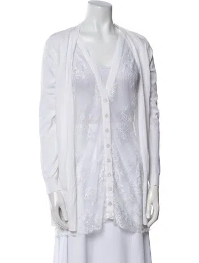 Pre-owned Blumarine Jacket In White