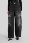 Blumarine Multi-pocket Jeans In Black