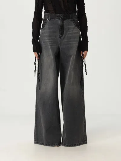 Blumarine Jeans  Woman Color Grey In Black