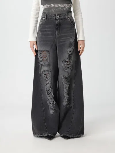 Blumarine Jeans  Woman Color Grey In Gray