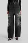 Blumarine Multi-pocket Jeans In Black