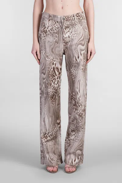 Blumarine Jeans In Brown Cotton In Multibrown