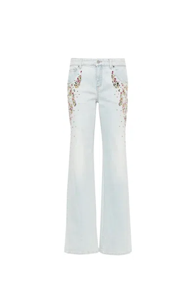 Blumarine Blue Cabochon Jeans In D0941 Dusk Blue
