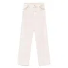 Blumarine Denim Boyfriend Jeans In Pink