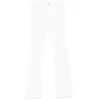 Blumarine Denim Bootcut Jeans In White