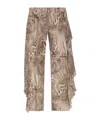 Blumarine Jeans With Belt Loops In Nude