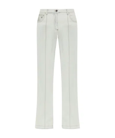 Blumarine Cotton Jeans In Blue