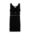 Blumarine Women's Knit Tank Top Dress In Black