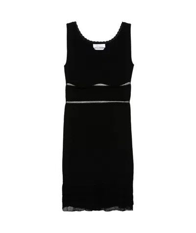 BLUMARINE BLUMARINE SLEEVELESS JERSEY MINI DRESS