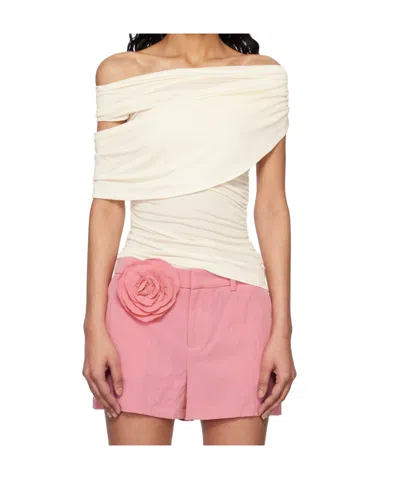 BLUMARINE JERSEY SABLÉ BLOUSE