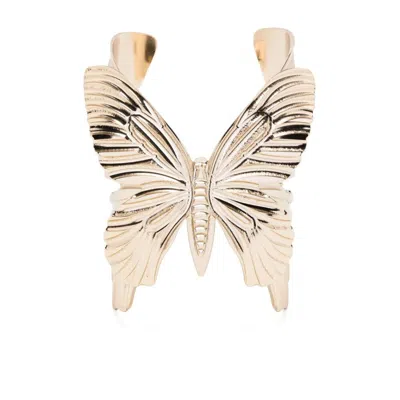 Blumarine Butterfly Shaped Bracelet In Gold