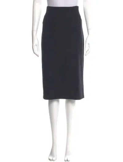Pre-owned Blumarine Knee-length Skirt In Black