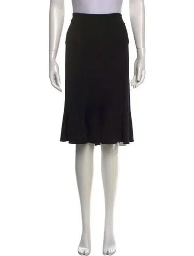 Pre-owned Blumarine Knee-length Skirt In Black