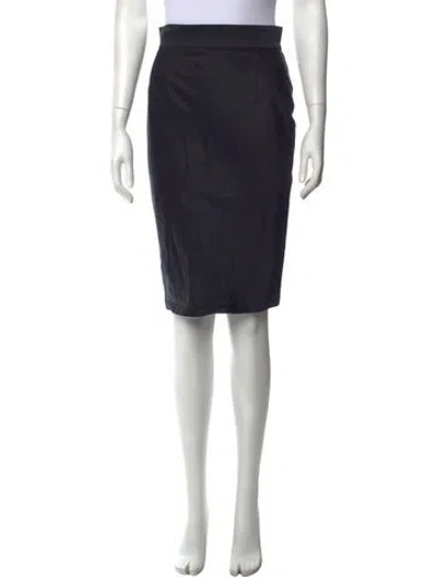 Pre-owned Blumarine Knee-length Skirt In Black