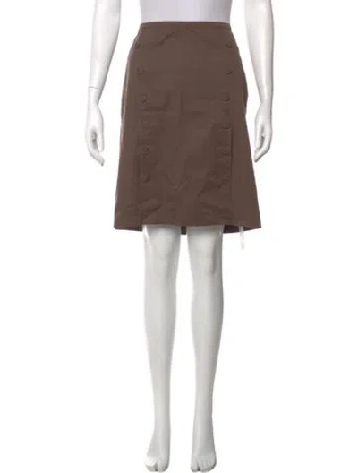 Pre-owned Blumarine Knee-length Skirt In Brown