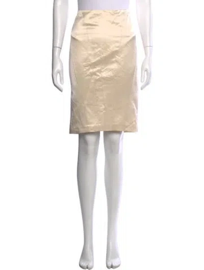 Pre-owned Blumarine Knee-length Skirt In Neutral