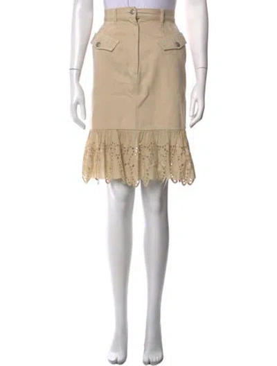 Pre-owned Blumarine Knee-length Skirt In Neutrals
