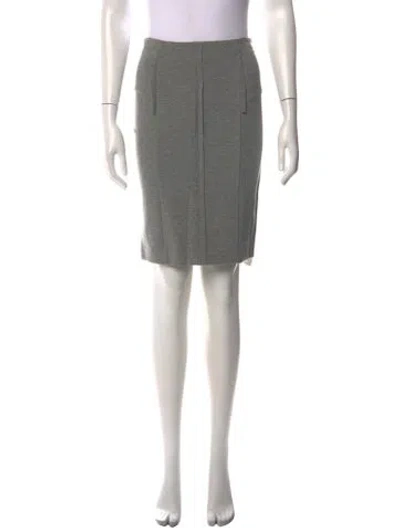 Pre-owned Blumarine Knee-length Skirt W/ Tags In Grey