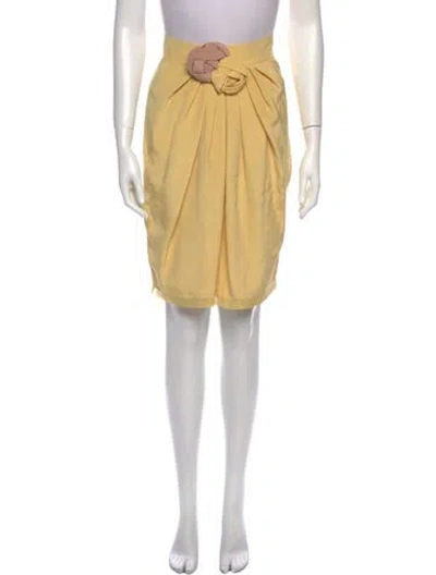 Pre-owned Blumarine Knee-length Skirt In White