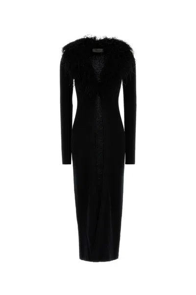 BLUMARINE KNIT CARD+FEATHERS 2M608A N0990