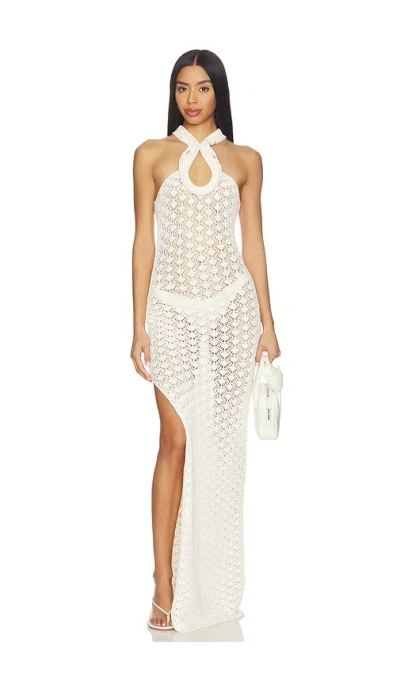 Blumarine Knit Dress In White