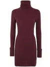 Blumarine Vestido Midi - Rosado In Burgundy