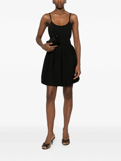 Blumarine Knitted Dress In Black