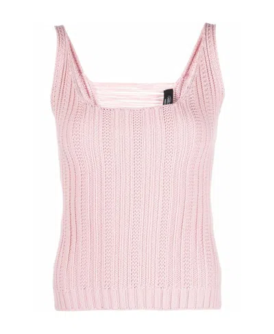 BLUMARINE BLUMARINE KNITTED SLEEVELESS TOP