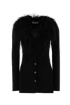 Blumarine Cardigan In Lana Nera Donna In Black
