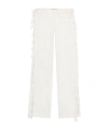 Blumarine Lace-detail Trousers In White