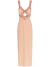 Blumarine Lace-trim Dress In Rosa