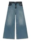Blumarine Lace-trim Jeans