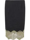 Blumarine Grisaille Skirt In Grey