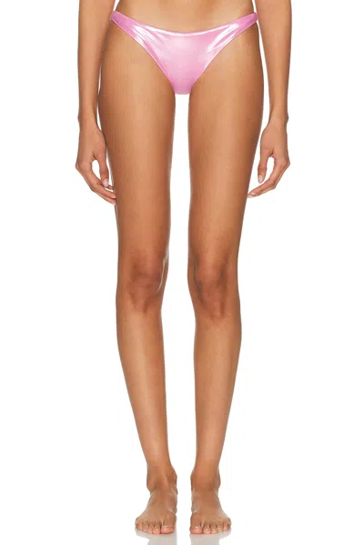 BLUMARINE LAMINATED BIKINI BOTTOM