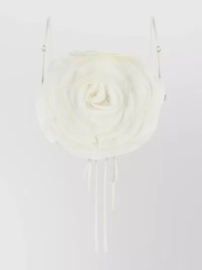 BLUMARINE LAYERED FLORAL TOP ADJUSTABLE STRAPS