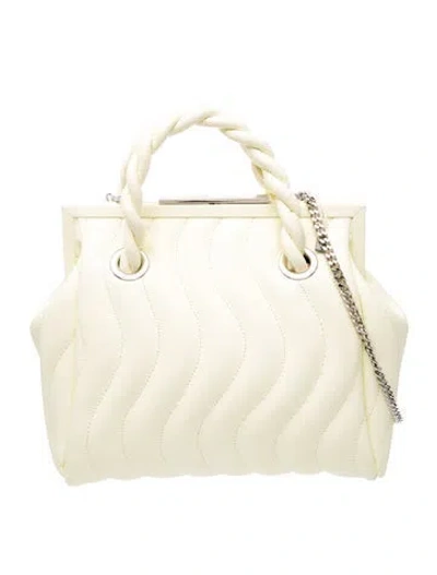 Pre-owned Blumarine Leather Top Handle Bag In Neutrals