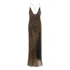Blumarine Leopard-print Silk Gown