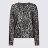 BLUMARINE BLUMARINE LEOPARD WOOL KNITWEAR