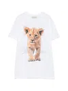 Blumarine Lion-print Crystal-embellished T-shirt In White